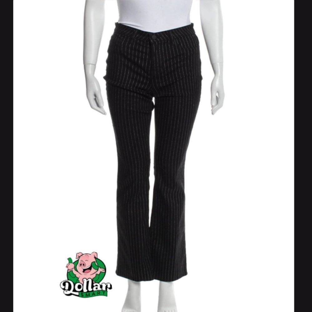 L'AGENCE Striped Flared Pants Size: 29